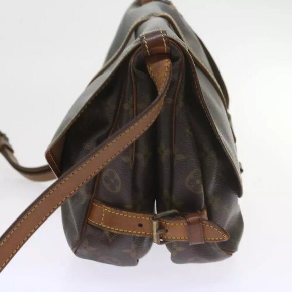 LOUIS VUITTON Monogram Saumur 30 Shoulder Bag M42256 LV Auth bs9057 - Picture 7 of 15